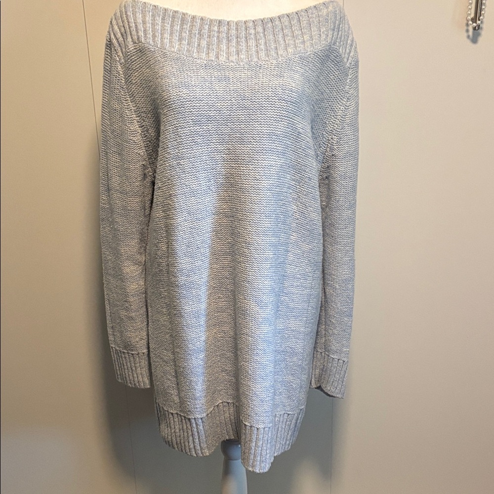 GAP Off-Shoulder Sweater in Powder Blue